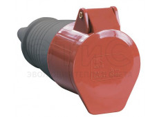 Розетка кабельная 32А 380В IP44 3Р+PE ССИ-224 переносная Розетка кабельная 32А 380В IP44 3Р+PE ССИ-224 переносная